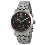 Tissot PRC 200 Asian Games Special Edition Black Dial Silver Steel Strap Watch For Men - T055.417.11.057.01 Authentic Buy Shop Now
