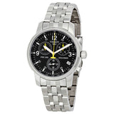 Tissot T Sport PRC200 Chronograph Black Dial Silver Steel Strap Watch for Men - T17.1.586.52 Authentic Buy Shop Now