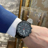 Tissot T Sport PRS 516 Chronograph Black Dial Black Leather Strap Watch for Men - T131.617.36.052.00 Authentic Buy Shop Now