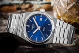 Tissot PRX Blue Dial Silver Steel Strap Watch For Men - T137.210.11.041.00 Authentic Buy Shop Now
