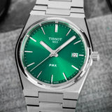 Tissot PRX Green Dial Silver Steel Strap Watch for Women - T137.210.11.081.00 Authentic Buy Shop Now