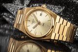 Tissot PRX Gold Dial Gold Steel Strap Watch for Men - T137.210.33.021.00 Authentic Buy Shop Now