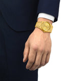Tissot PRX Powermatic 80 Gold Dial Gold Steel Strap Watch for Men - T137.207.33.021.00 Authentic Buy Shop Now