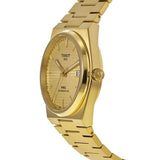 Tissot PRX Powermatic 80 Gold Dial Gold Steel Strap Watch for Men - T137.407.33.021.00 Authentic Buy Shop Now