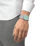 Tissot PRX Powermatic 80 Automatic Mint Green Dial Silver Steel Strap Watch for Men - T137.407.11.091.01 Authentic Buy Shop Now