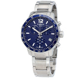 Tissot Quickster Chronograph Blue Dial Watch For Men - T095.417.11.047.00 Authentic Buy Shop Now