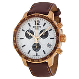 Tissot Quickster Chronograph Silver Dial Watch For Men - T095.417.36.037.01 Authentic Buy Shop Now