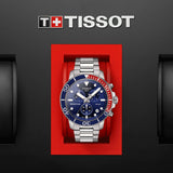 Tissot Seastar 1000 Chronograph Blue Dial Silver Steel Strap Watch For Men - T120.417.11.041.03 Authentic Buy Shop Now