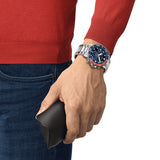 Tissot Seastar 1000 Chronograph Blue Dial Silver Steel Strap Watch For Men - T120.417.11.041.03 Authentic Buy Shop Now