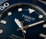 Tissot Seastar 1000 Lady Blue Dial Silver Steel Strap Watch For Women - T120.210.11.041.00 Authentic Buy Shop Now