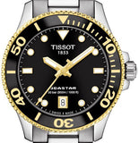 Tissot Seastar 1000 Black Dial Silver Steel Strap Watch For Men - T120.210.21.051.00 Authentic Buy Shop Now