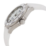 Tissot Seastar 1000 Mother of Pearl White Dial White Rubber Strap Watch for Women - T120.210.17.116.00 Authentic Buy Shop Now