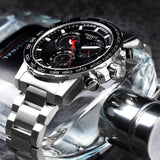Tissot Supersport Chrono Black Dial Silver Steel Strap Watch For Men - T125.617.11.051.00 Authentic Buy Shop Now