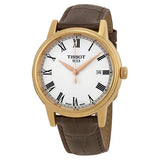 Tissot T Classic Carson White Dial Brown Leather Strap Watch For Men - T085.410.36.013.00 Authentic Buy Shop Now