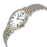 Tissot T Classic Desire White Dial Two Tone Watch For Men - T52.2.481.13 Authentic Buy Shop Now