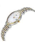 Tissot Desire White Dial Two Tone Mesh Bracelet Two Tone Steel Watch For Men - T52.2.481.31 Authentic Buy Shop Now