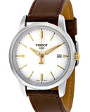 Tissot T Classic Dream White Dial Brown Leather Strap Watch for Men - T033.410.26.011.01 Authentic Buy Shop Now