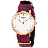 Tissot T Classic Everytime Medium White Dial Two Tone NATO Strap Watch for Men - T109.410.38.031.00 Authentic Buy Shop Now