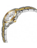 Tissot T Classic PR100 White Dial Two Tone Steel Strap Watch For Women - T049.210.22.032.00 Authentic Buy Shop Now