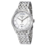 Tissot T Classic T One Automatic Silver Dial Silver Steel Strap Watch For Men - T038.430.11.037.00 Authentic Buy Shop Now