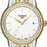 Tissot T Classic Carson Quartz White Dial Two Tone Steel Strap Watch for Men - T085.410.22.011.00 Authentic Buy Shop Now