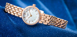 Tissot Lovely Mother of Pearl Dial Rose Gold Steel Strap Watch for Women - T140.009.33.111.00 Authentic Buy Shop Now