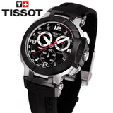 Tissot T Race Chronograph Black Dial Black Rubber Strap Watch for Men - T048.417.27.057.00 Authentic Buy Shop Now