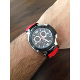 Tissot T Race Chronograph Black Dial Red Rubber Strap Watch for Men - T048.417.27.057.01 Authentic Buy Shop Now
