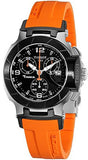 Tissot T Race Chronograph Black Dial Orange Rubber Strap Watch for Women - T048.217.27.057.00 Authentic Buy Shop Now
