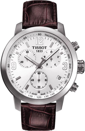 Tissot PRC 200 Chronograph White Dial Watch For Men - T055.417.16.017.01 Authentic Buy Shop Now