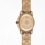 Tissot T Wave Cream Dial Rose Gold Steel Strap Watch For Women - T112.210.33.451.00 Authentic Buy Shop Now