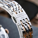 Tissot Le Locle Powermatic 80 Silver Dial Two Tone Steel Strap Watch For Men - T006.407.22.036.01 Authentic Buy Shop Now