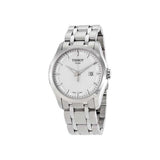 Tissot T Trend Couturier Chronograph White Dial Silver Steel Strap Watch For Men - T035.410.11.031.00 Authentic Buy Shop Now