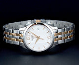 Tissot T Classic Tradition Lady White Dial Two Tone Steel Strap Watch For Women - T063.210.22.037.01 Authentic Buy Shop Now