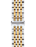 Tissot T Classic Tradition Chronograph White Dial Two Tone Steel Strap Watch For Men - T063.617.22.037.00 Authentic Buy Shop Now
