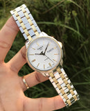 Tissot T Classic Automatics III White Dial Two Tone Steel Strap Watch For Men - T065.430.22.031.00 Authentic Buy Shop Now