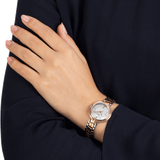Tissot T Lady Flamingo Mother of Pearl White Dial Two Tone Steel Strap Watch For Women - T094.210.22.111.00 Authentic Buy Shop Now