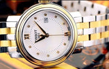 Tissot T Classic Bridgeport Mother of Pearl Dial Two Tone Steel Strap Watch For Women - T097.010.22.116.00 Authentic Buy Shop Now