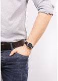 Tissot T Classic Bridgeport Black Dial Black Leather Strap Watch For Men - T097.410.16.058.00 Authentic Buy Shop Now