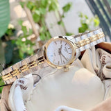 Tissot T Classic PR100 Mother of Pearl Dial Two Tone Steel Strap Watch for Women - T101.010.22.111.01 Authentic Buy Shop Now