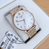 Tissot T Classic Everytime White Dial Rose Gold Mesh Bracelet Watch for Men - T109.610.33.032.00 Authentic Buy Shop Now