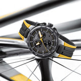 Tissot T Bike Cycling Tour de France Black Dial Two Tone Rubber Strap Watch For Men - T111.417.37.441.00 Authentic Buy Shop Now