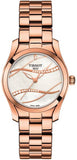 Tissot T Wave T Lady Mother of Pearl Dial Rose Gold Steel Strap Watch For Women - T112.210.33.111.00 Authentic Buy Shop Now