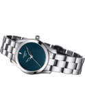 Tissot T Wave Donna Blue Dial Silver Steel Strap Watch For Women - T112.210.11.041.00 Authentic Buy Shop Now