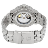 Tissot T Sport Seastar 1000 Powermatic Silicium Blue Dial Silver Steel Strap Watch For Men - T120.407.11.041.01 Authentic Buy Shop Now