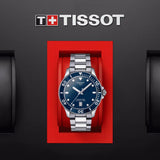 Tissot Seastar 1000 Blue Dial Silver Steel Strap Watch For Men - T120.410.11.041.00 Authentic Buy Shop Now