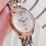 Tissot Le Locle Automatic Lady Silver Dial Two Tone Steel Strap Watch For Women - T41.2.183.16 Authentic Buy Shop Now