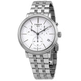 Tissot Carson Premium White Dial Silver Steel Strap Watch For Men - T122.417.11.011.00 Authentic Buy Shop Now