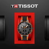 Tissot T Race Cycling Chronograph Black Dial Two Tone Rubber Strap Watch For Men - T111.417.37.441.04 Authentic Buy Shop Now