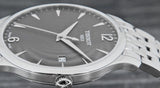 Tissot T Classic Tradition Grey Dial Silver Steel Strap Watch For Men - T063.610.11.067.00 Authentic Buy Shop Now